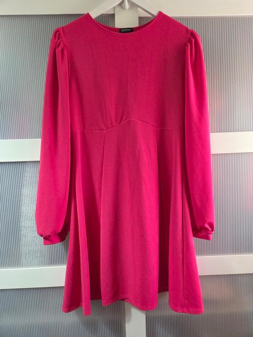  — Size 14 BOOHOO pink dress
