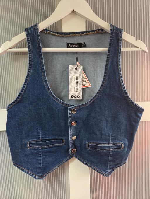  — 🌟NEW🌟 Size 14 BOOHOO denim waistcoat