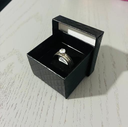  — Stainless steel silver ring (size 20)