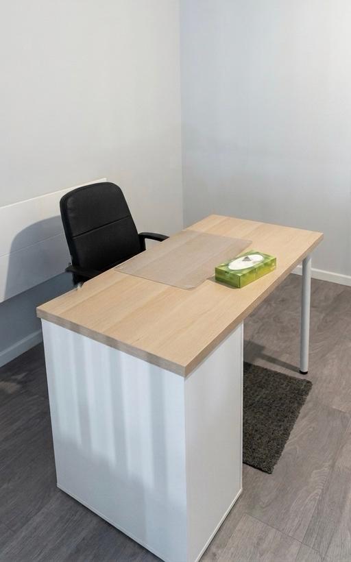  — Desk & Black Chair