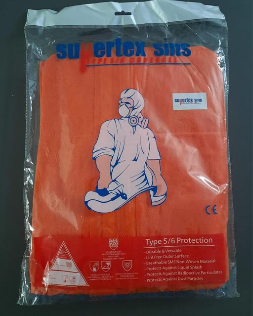  — Supertex SMS Disposable Coveralls Protection