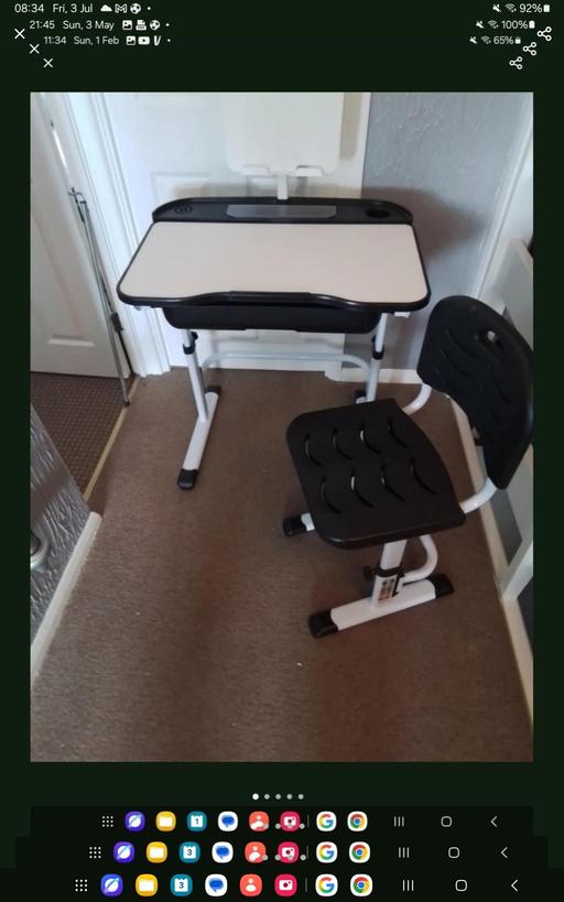  — Table and chair