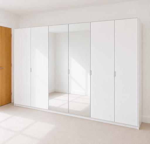  — IKEA 6 Doors Wardrobe - Delivery Available
