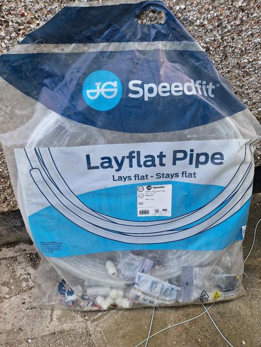  — JG Speedfit 15mm Layflat Pipe Coil (25m)