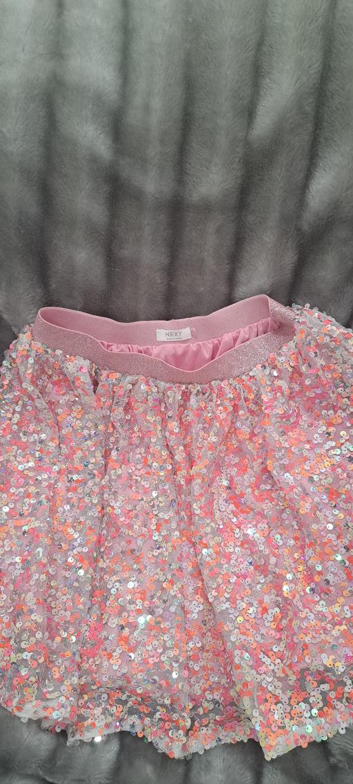  — Next pink sequence skirt Age 7