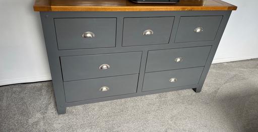  — Solid oak drawers sideboard