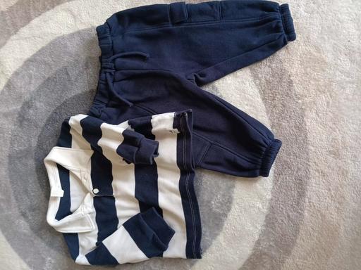  — H&M rugby top and joggers 6 to 9 months