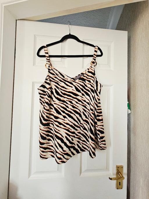  — Strappy summer top, size 18..like new.