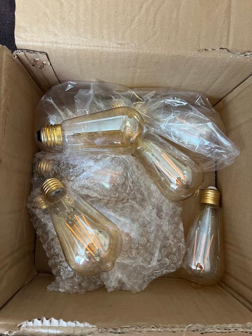  — 9 filament large screw bulbs