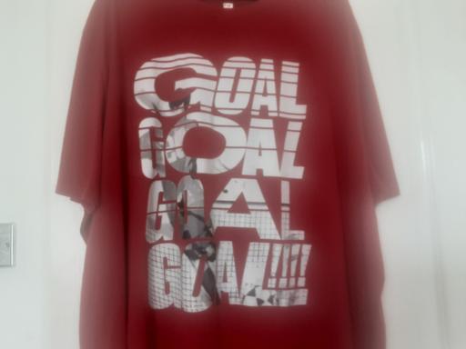  — Men's size 2xl f&f Goal t shirt