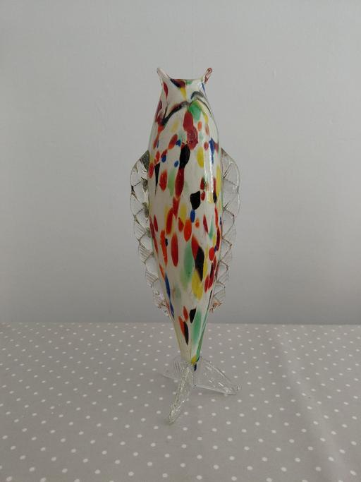  — Vintage Coloured Glass Fish. Possibly Italian