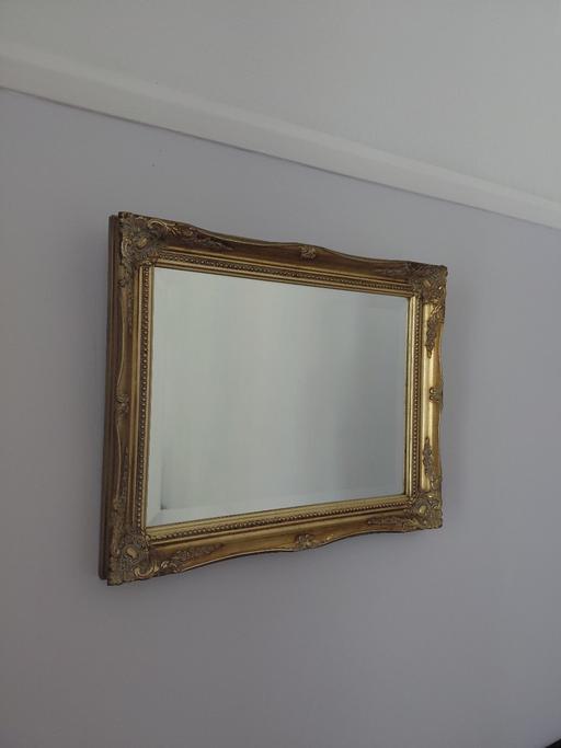  — Vintage Mirror. Bevelled Glass Mirror.