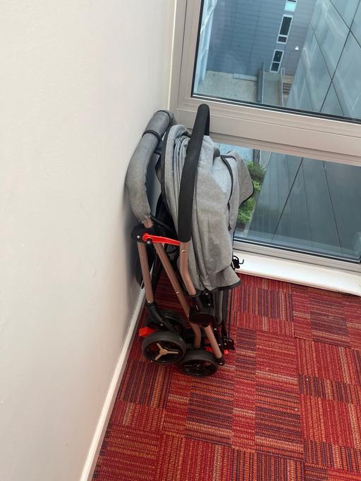  — Lightweight Foldable Pushchair – Grey