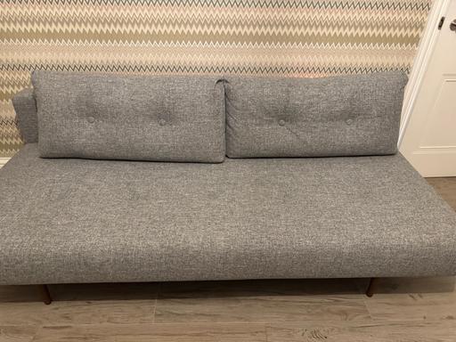  — Grey John Lewis convertible sofa