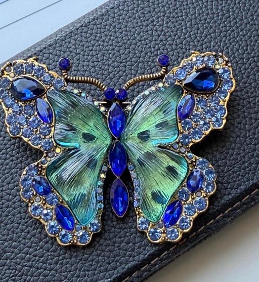  — Peacock butterfly brooch