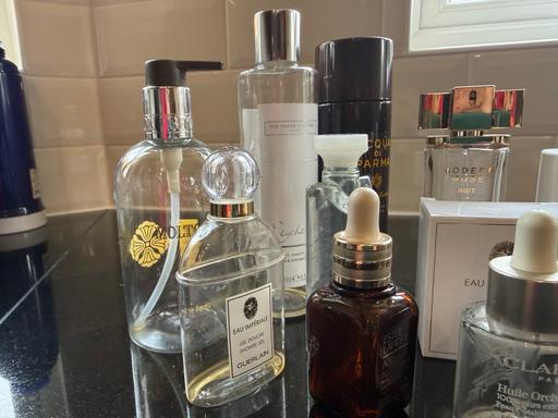  — Selection of high end empty perfume etc bottl
