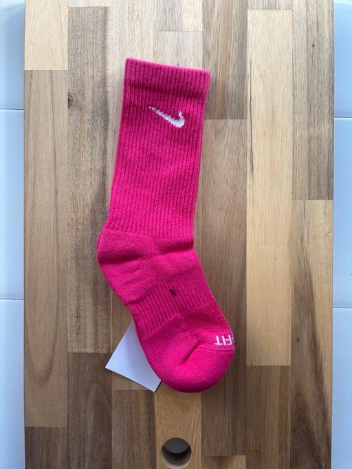  — Nike pink sock Small 2-6 uk men woman kids