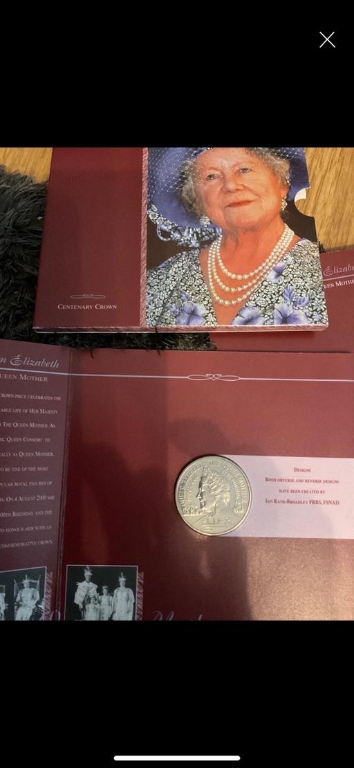  — Queen mother £5 coin collectable