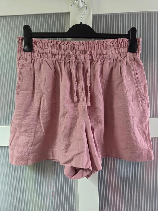  — Size 12 GEORGE pink linen shorts