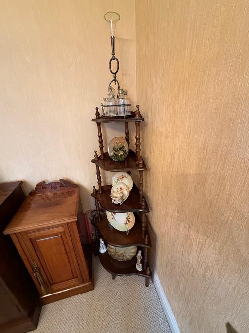 — Corner shelf unit 5 tier