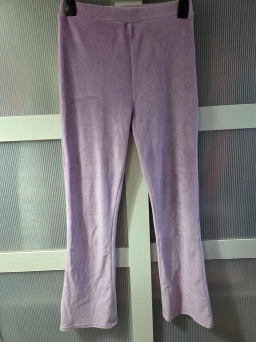  — Age 12-13 NUTMEG lilac velour feel trousers
