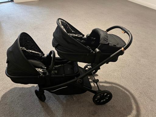  — MB33 Tandem Pushchair - Black Lepard