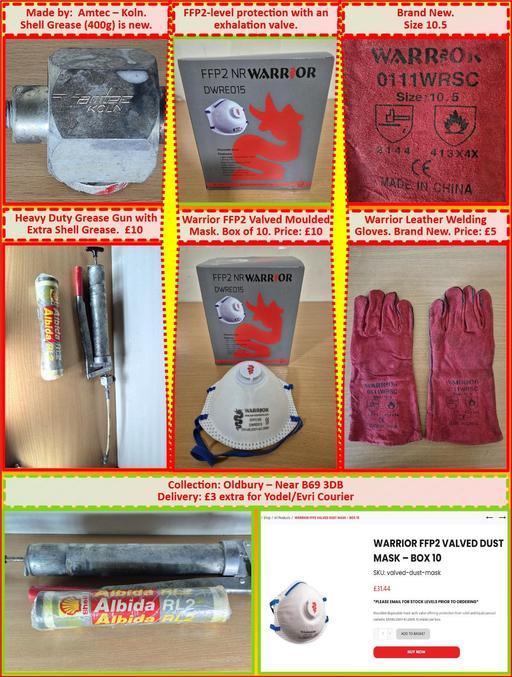 — Heavy Duty Grease Gun or Welding Gloves