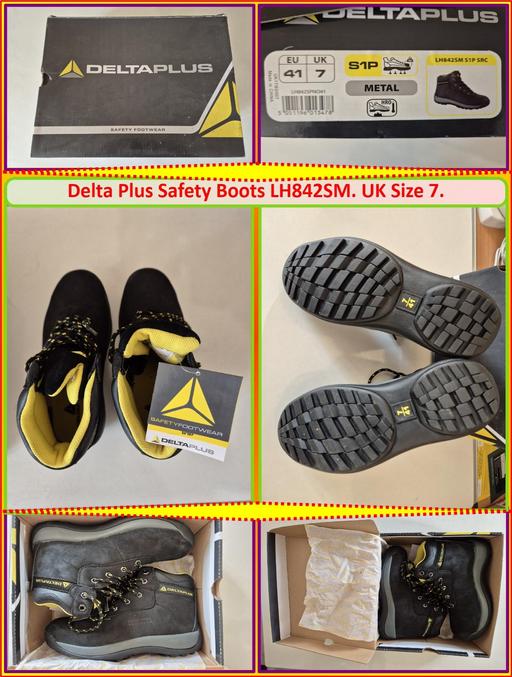  — Delta Plus Safety Boots [LH842SM] UK Size 7.
