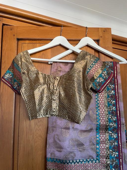  — Net saree worn a one time