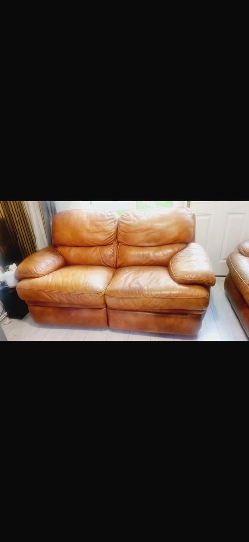  — Leather sofa