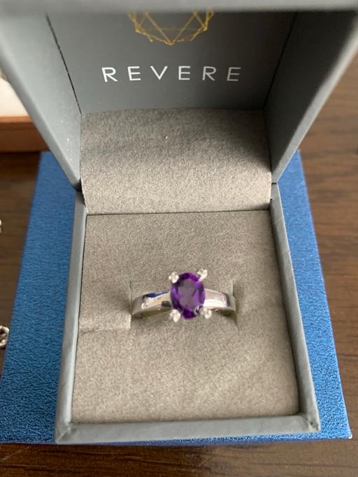  — 925 silver amethyst ring buyer collect