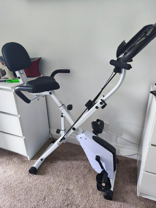  — 3x all like new 2 exercise bike 1 ab doer