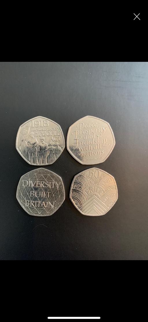  — Collectable 50p coins