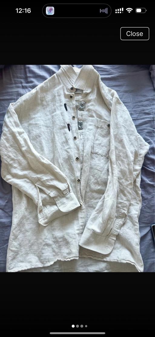  — Very unique Nepal Linen Shirt