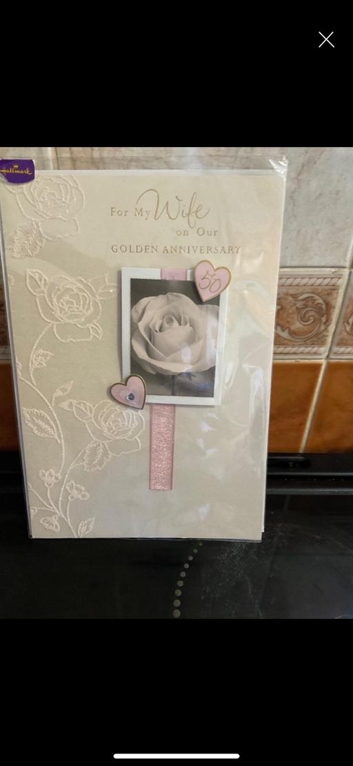  — Wife golden anniversary card
