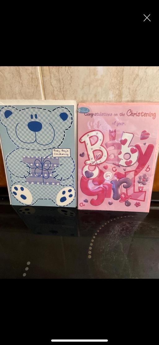  — Christening cards
