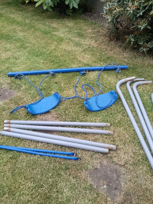  — Double swing dismantled to go