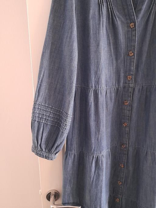  — PER UNA  MIDI DENIM DRESS