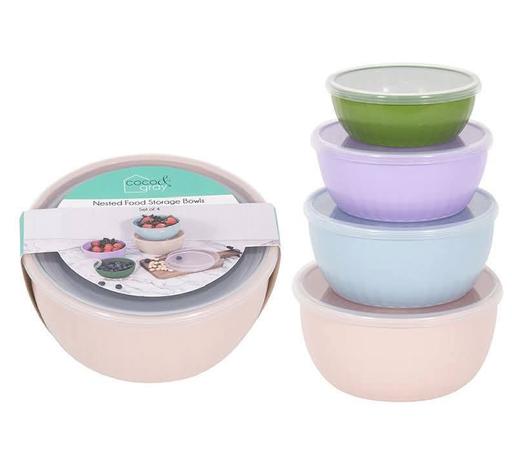  — Pack Of 4 Nesting Food Storage Bowls