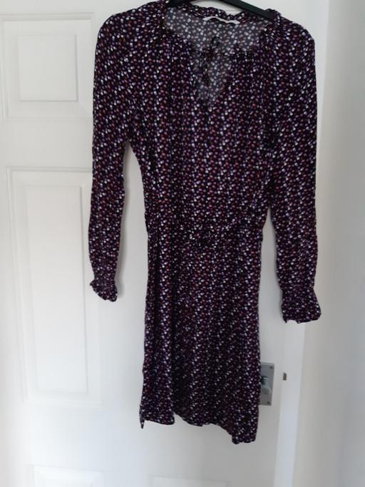  — Purple spotty dress - size 8