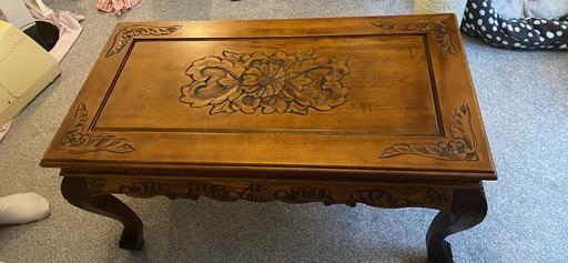  — Solid wood coffee table