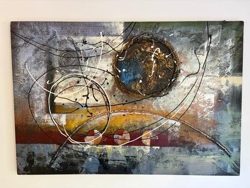  — Mixed media on canvas ready to hung
