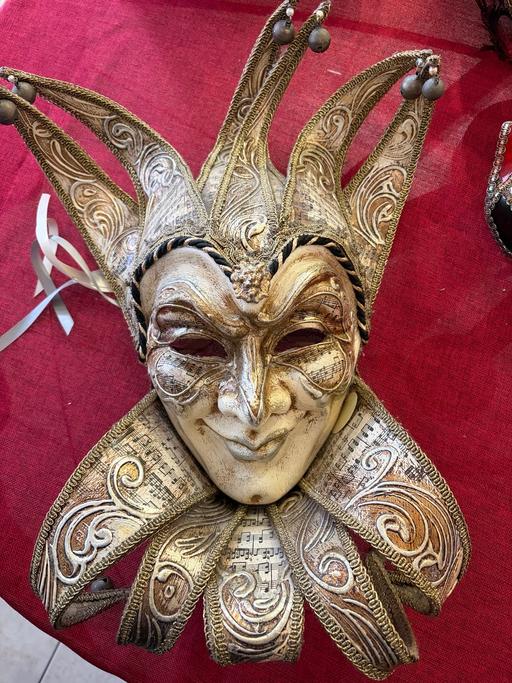  — Jester handmade ca del Sol Venetian mask
