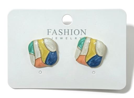  — Multicolour stud earrings for women’s girls