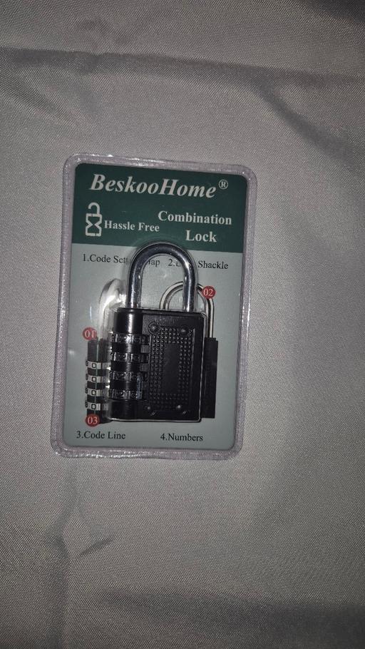  — combination lock  (padlock)