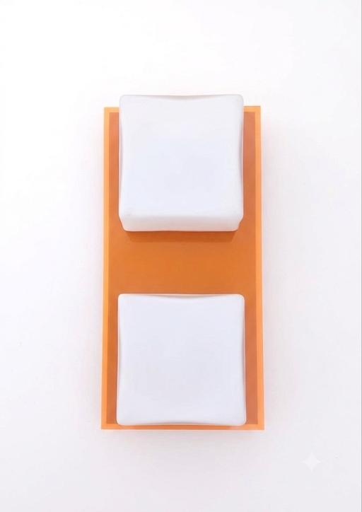  — Space Age Style Orange Acrylic Wall Light