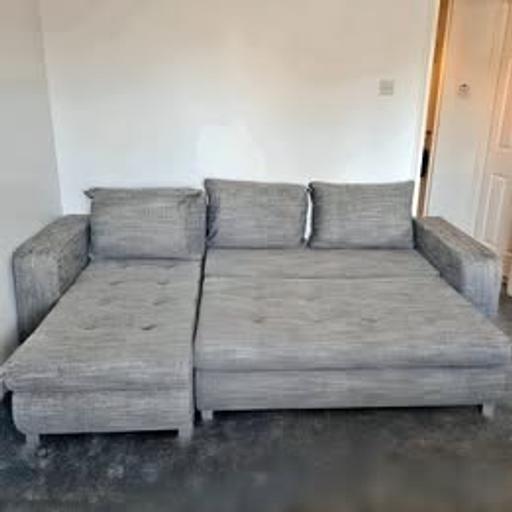  — Curved Corner Sofa - L shaped Sofa bed Space
