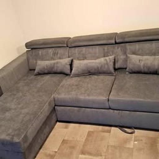  — L Shape Corner Sofa ~ Curved Sofa Bed Space