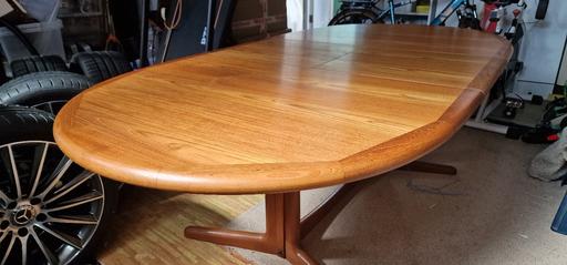  — Vintage 1980s Mid-Century Style Extending Tea