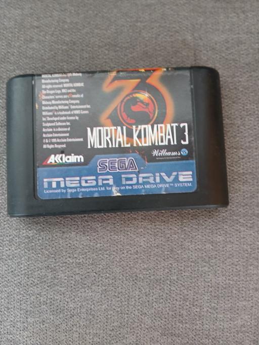  — Sega mega drive game Mortal kombat 3